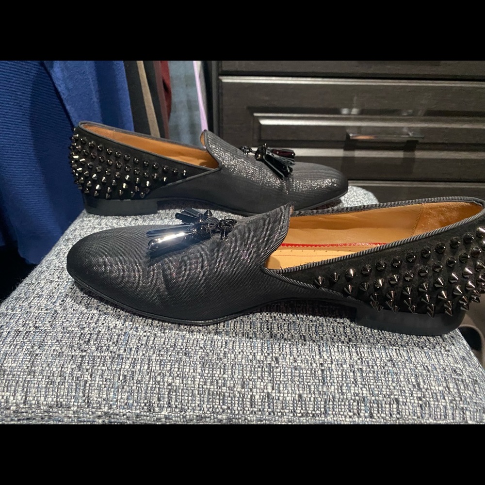 Men loubutin red bottom Authentic 100%